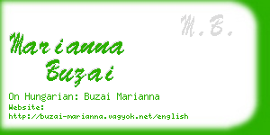 marianna buzai business card